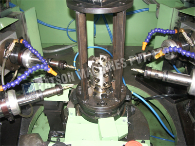 Index Type Drilling SPM Using Pneumatic Quill Feed, Ordnance Factory Machines